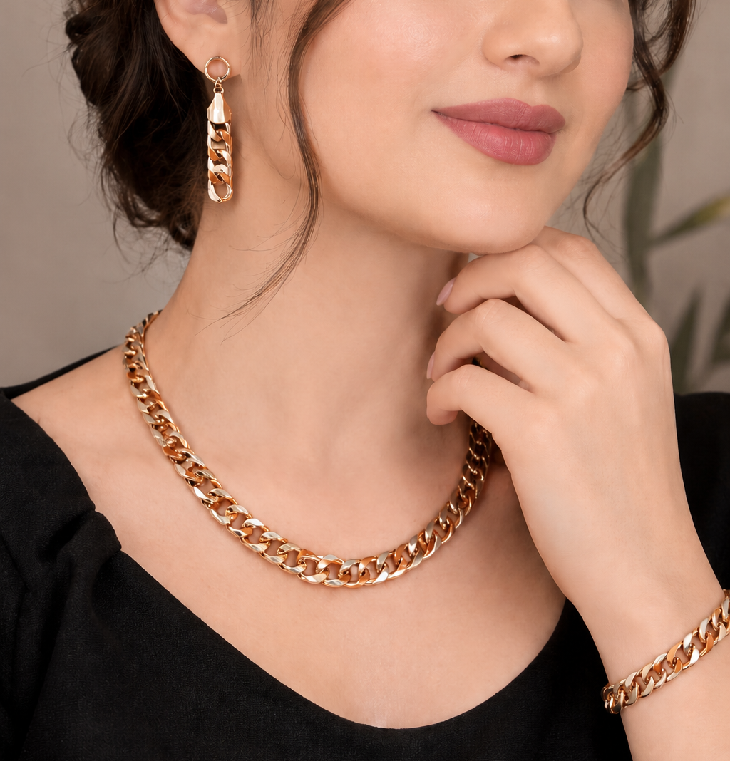 سرویس کارتیر جنس استیل (طرح طلا)